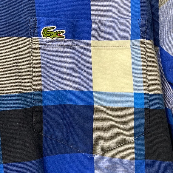 Men’s Lacoste casual button down long sleeved shirt. Size medium. - Picture 4 of 9